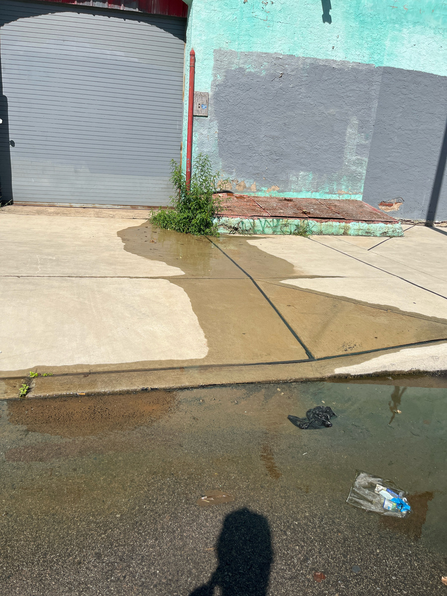 Photographic documentation of the work as submitted to the city's 311 record.
