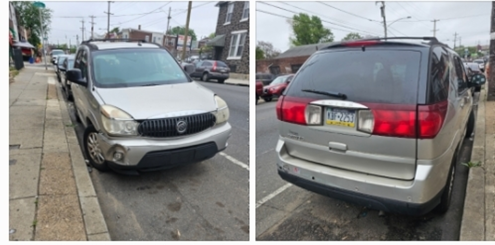 Photographic documentation of the work as submitted to the city's 311 record.