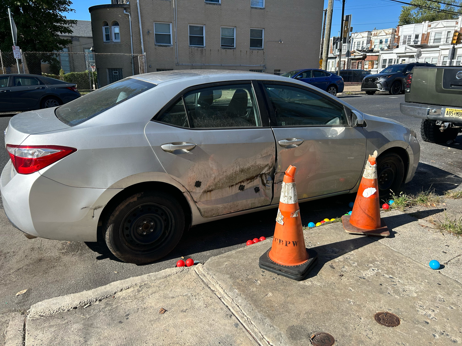 Photographic documentation of the work as submitted to the city's 311 record.
