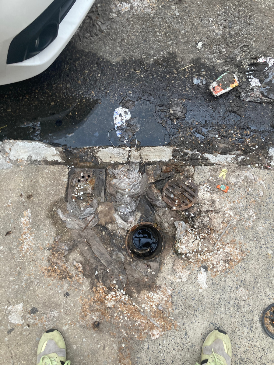 Photographic documentation of the work as submitted to the city's 311 record.