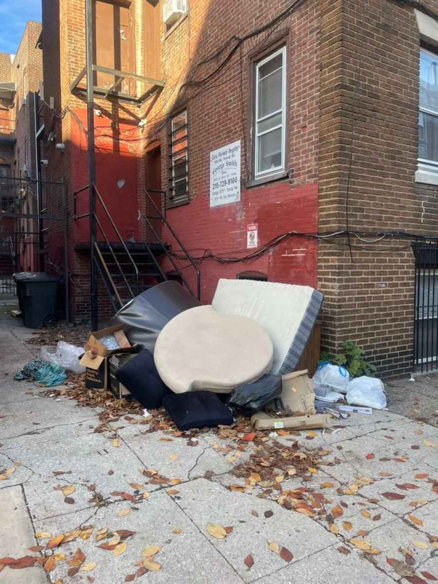Photographic documentation of the work as submitted to the city's 311 record.
