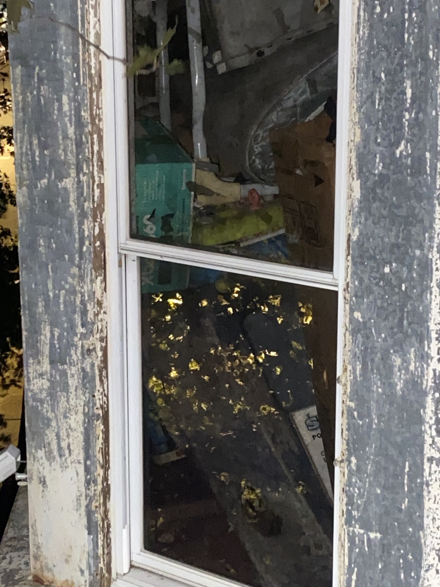 Photographic documentation of the work as submitted to the city's 311 record.