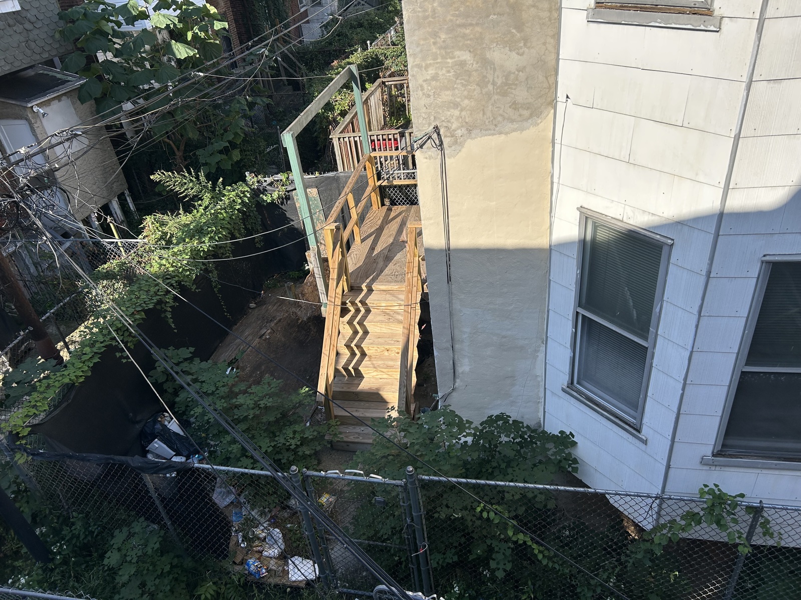 Photographic documentation of the work as submitted to the city's 311 record.