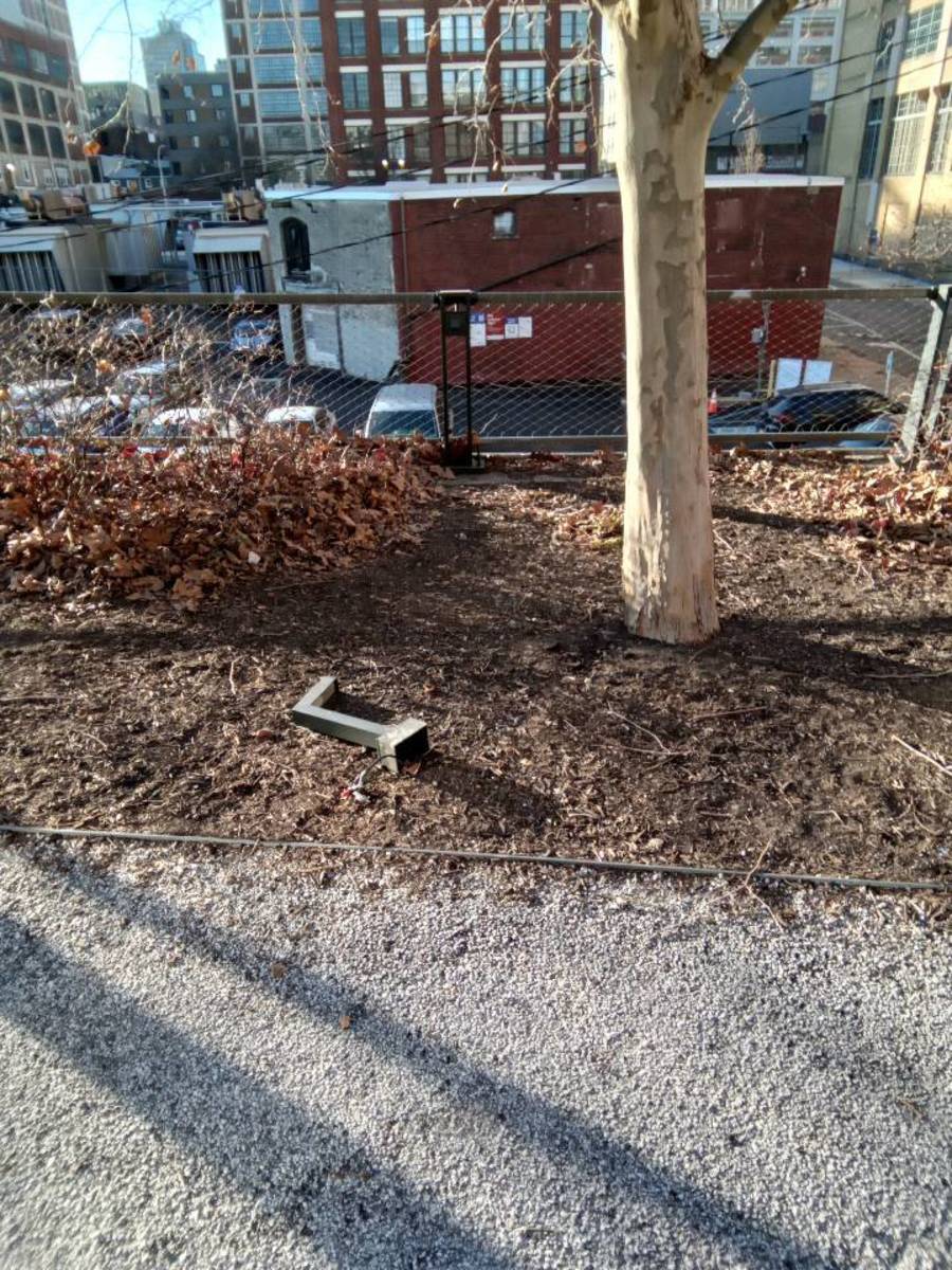 Photographic documentation of the work as submitted to the city's 311 record.