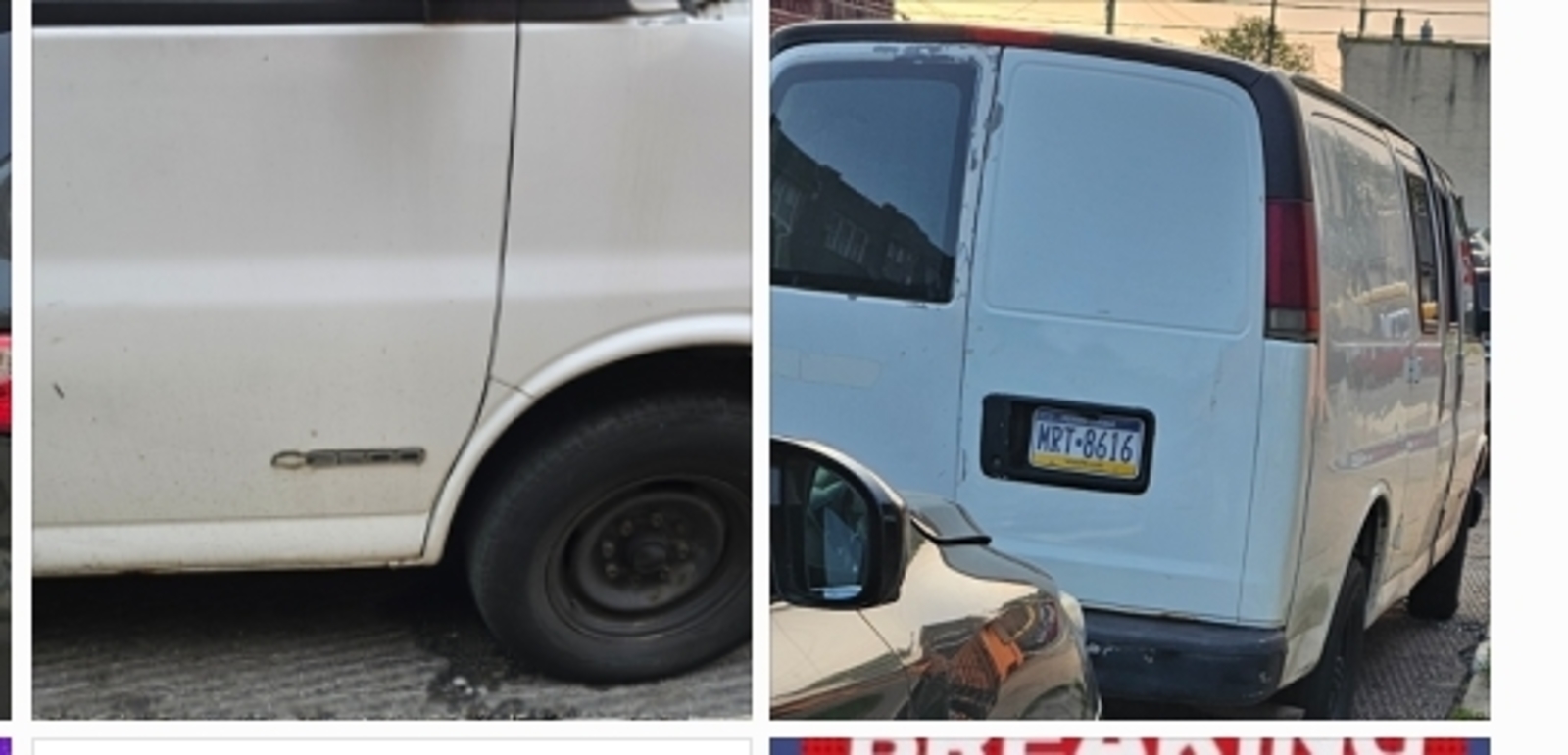 Photographic documentation of the work as submitted to the city's 311 record.