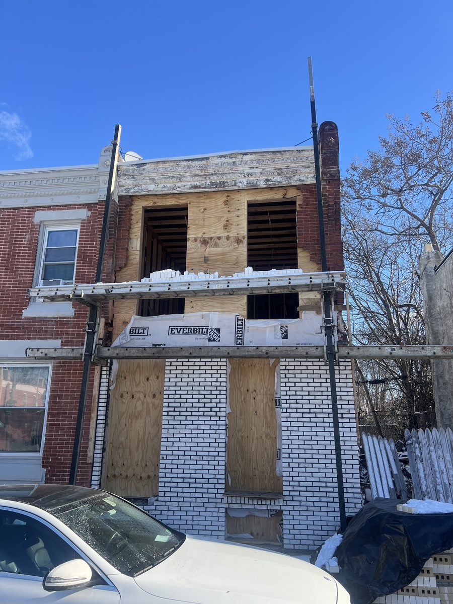Photographic documentation of the work as submitted to the city's 311 record.