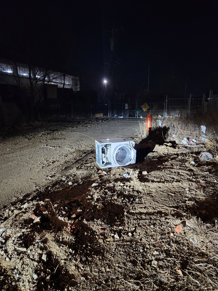 Photographic documentation of the work as submitted to the city's 311 record.