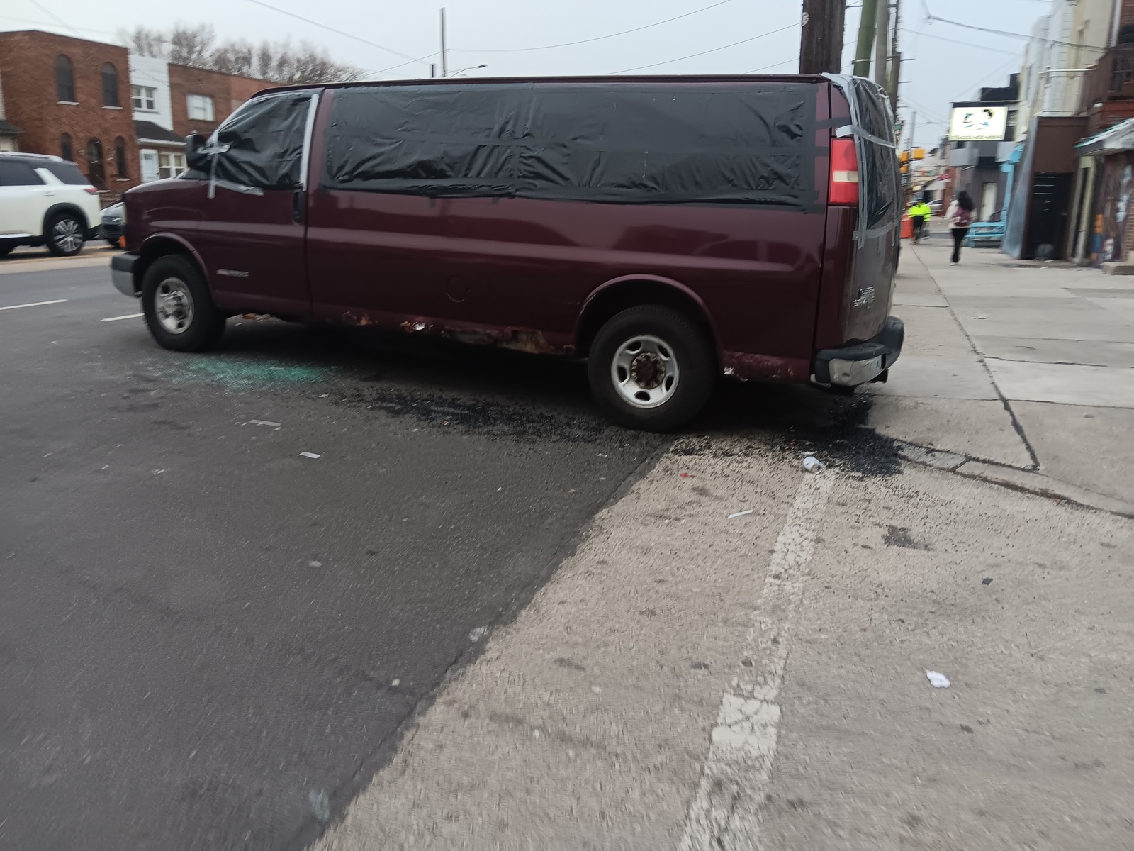 Photographic documentation of the work as submitted to the city's 311 record.