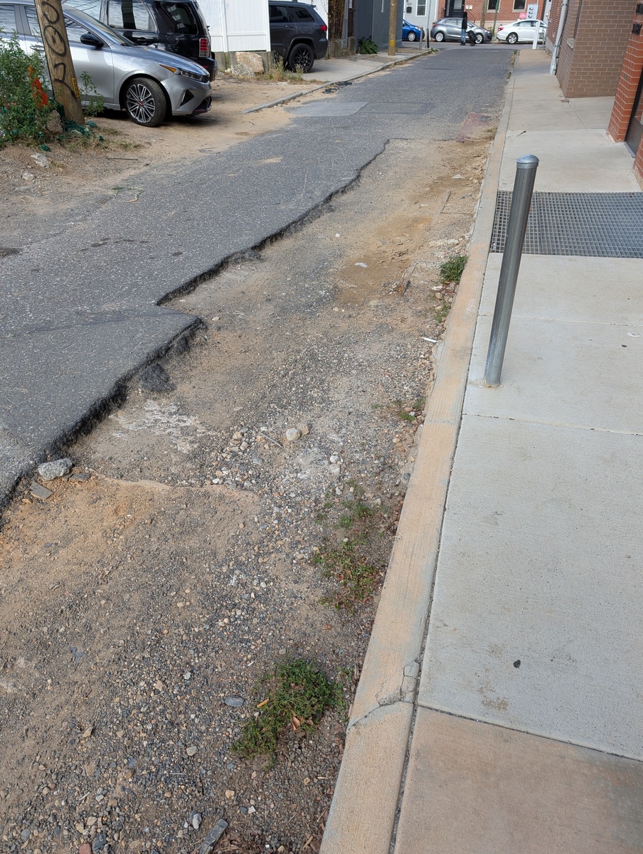 Photographic documentation of the work as submitted to the city's 311 record.