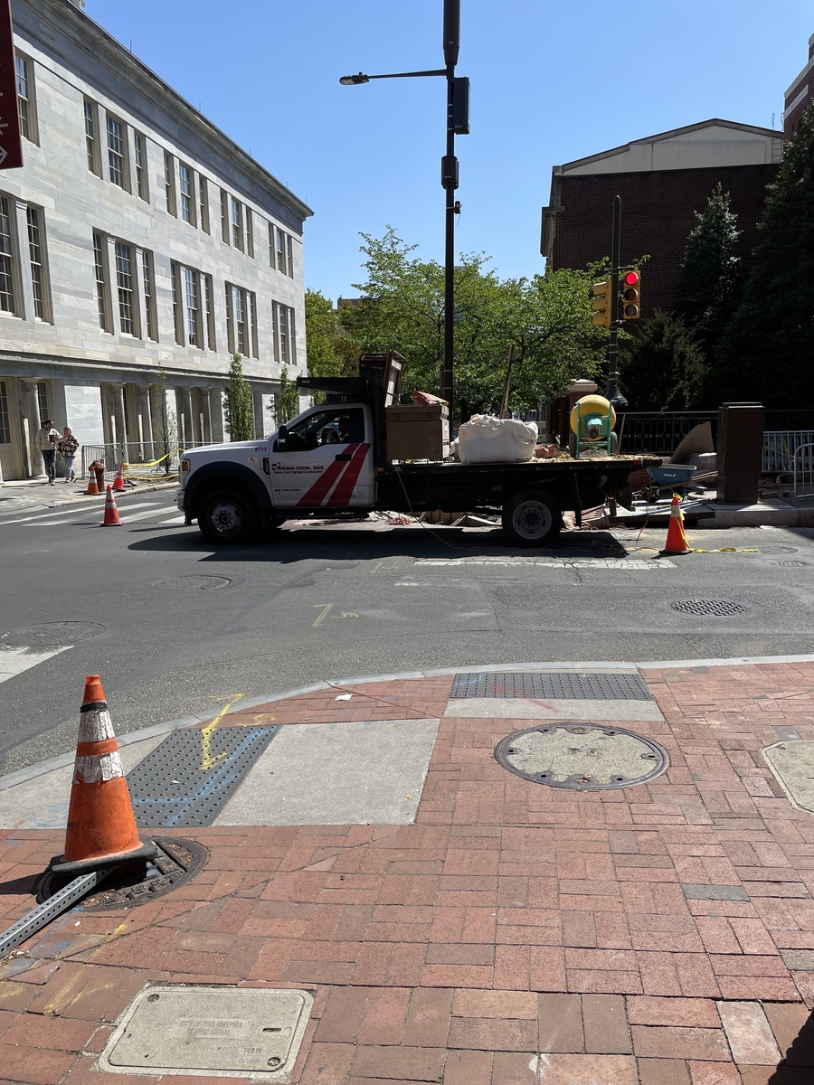 Photographic documentation of the work as submitted to the city's 311 record.
