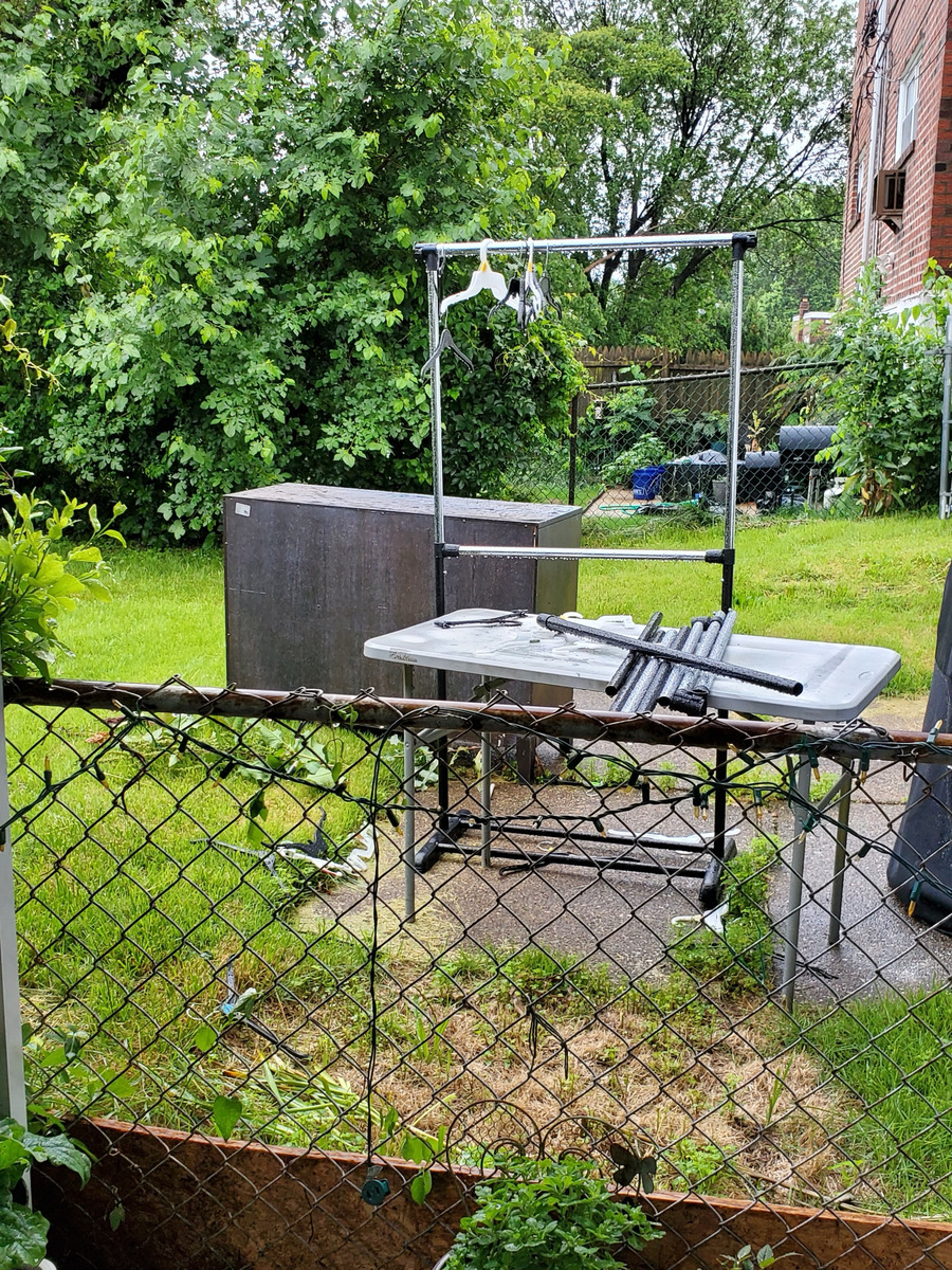 Photographic documentation of the work as submitted to the city's 311 record.