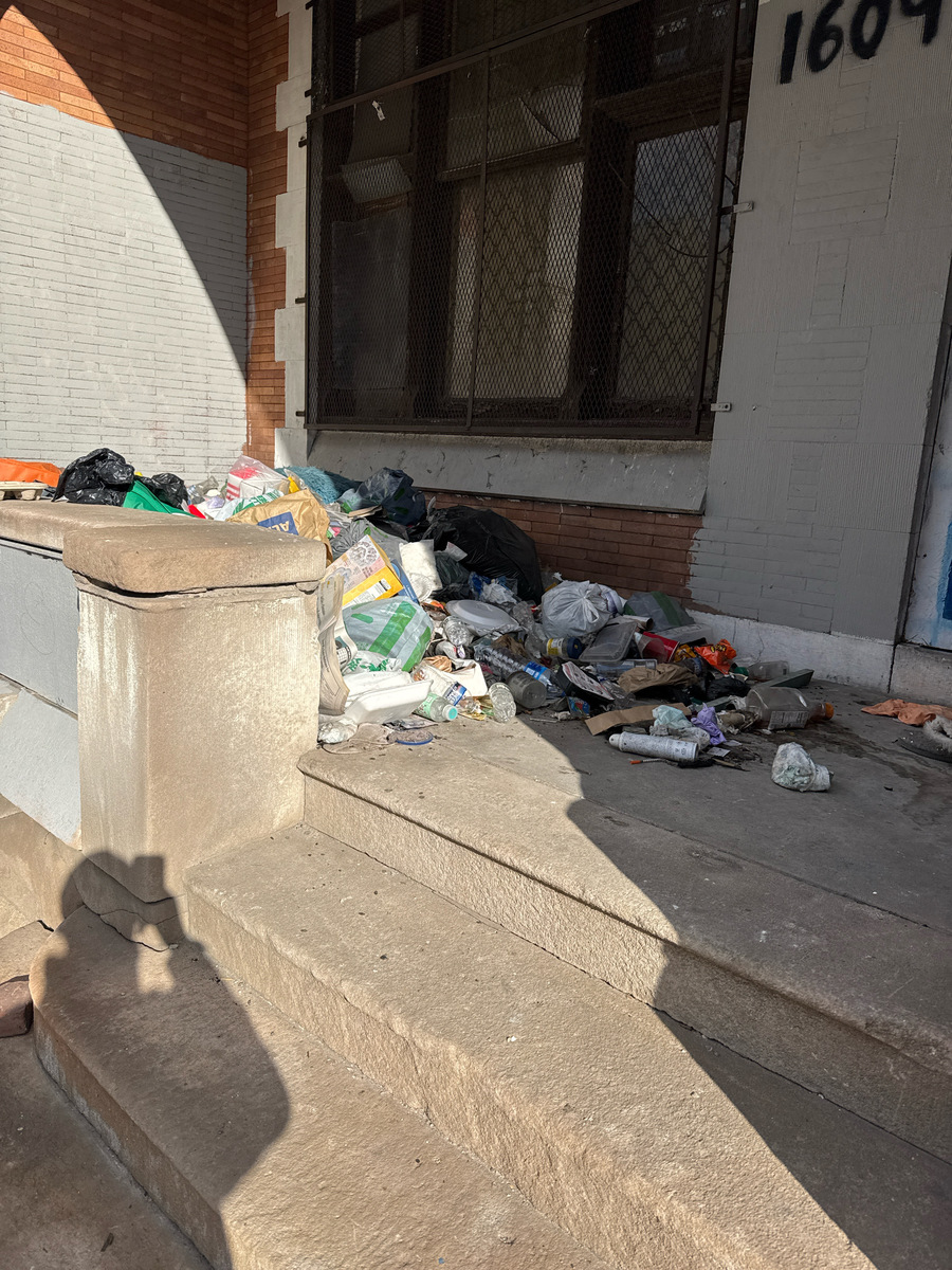 Photographic documentation of the work as submitted to the city's 311 record.