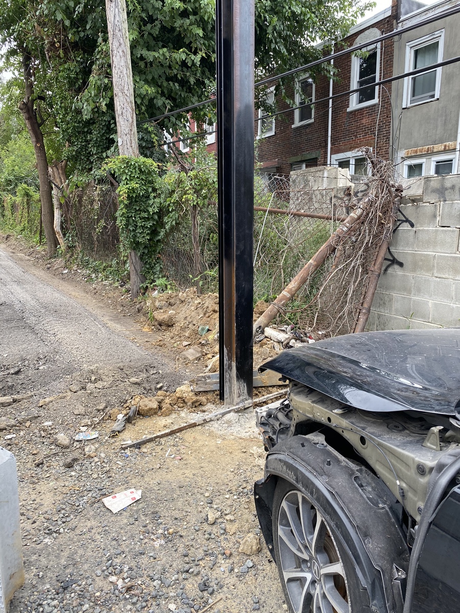 Photographic documentation of the work as submitted to the city's 311 record.