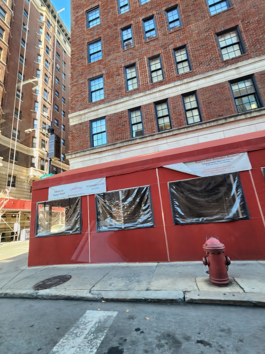 Photographic documentation of the work as submitted to the city's 311 record.