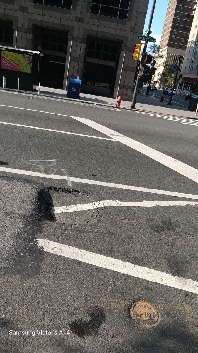 Photographic documentation of the work as submitted to the city's 311 record.
