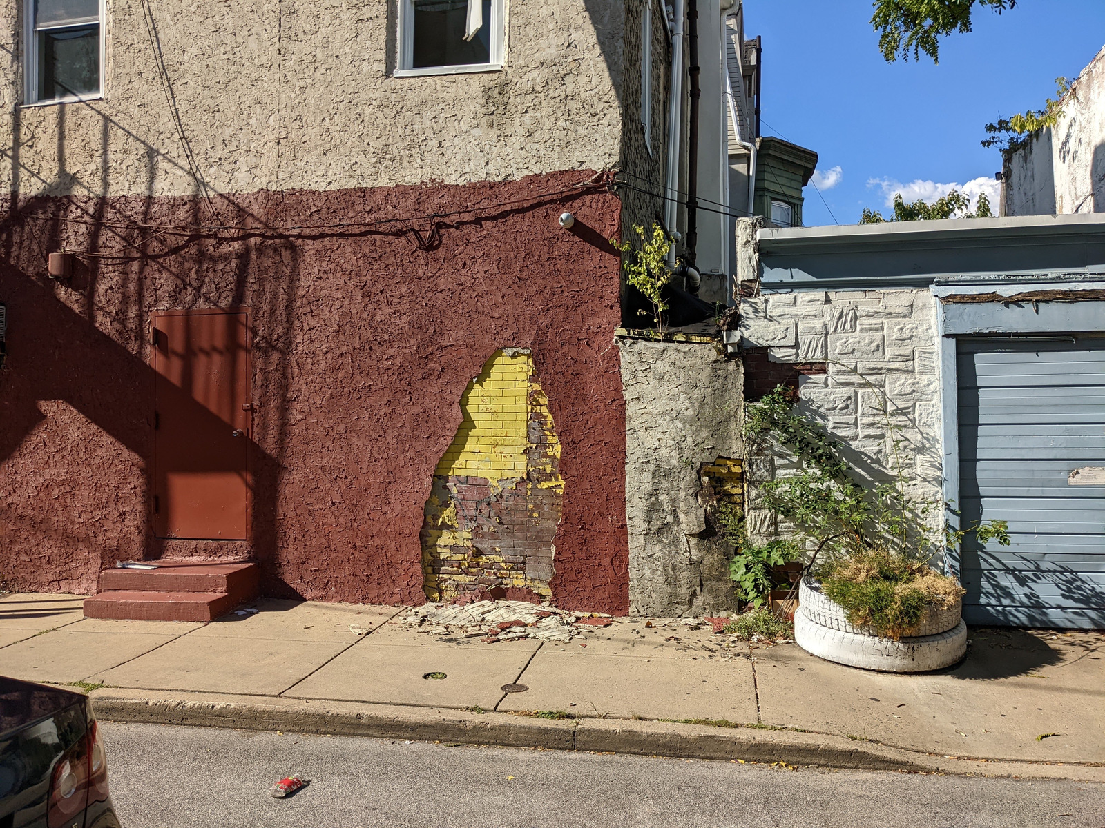 Photographic documentation of the work as submitted to the city's 311 record.