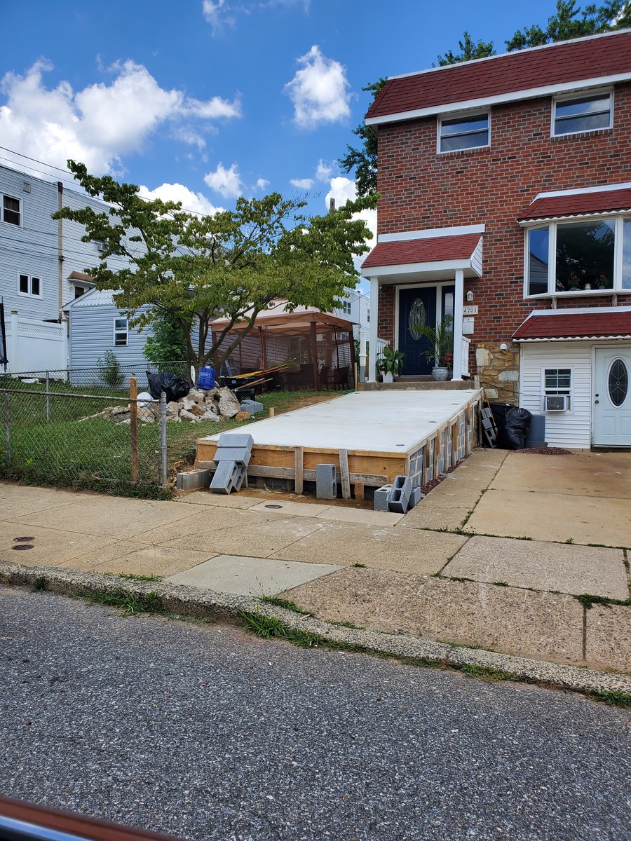 Photographic documentation of the work as submitted to the city's 311 record.