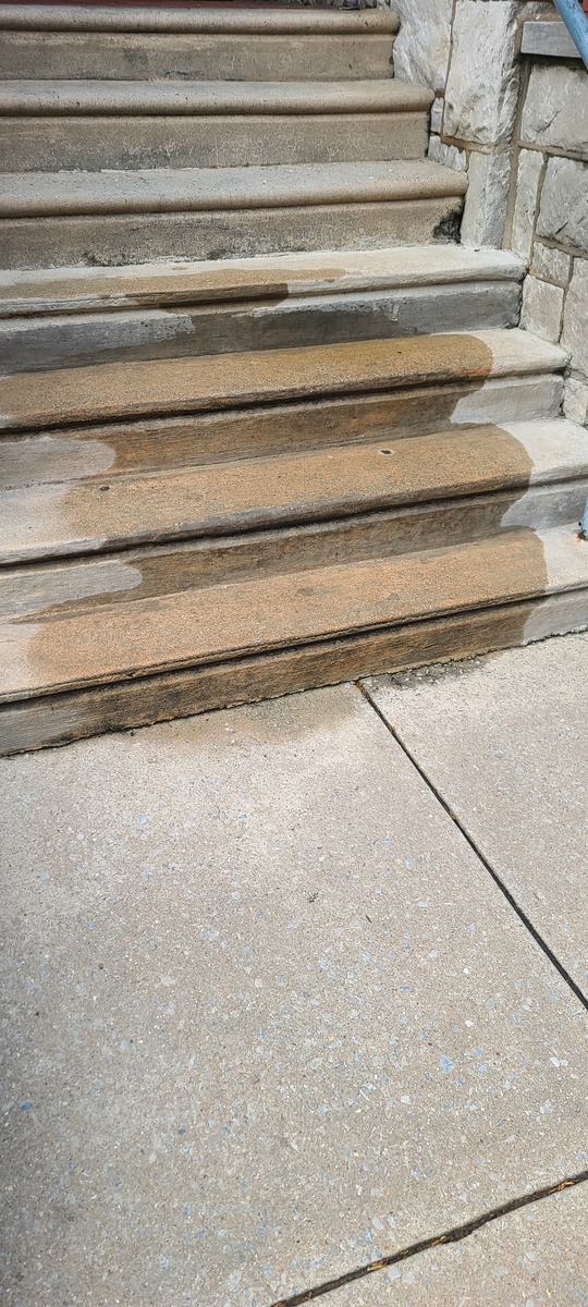 Photographic documentation of the work as submitted to the city's 311 record.