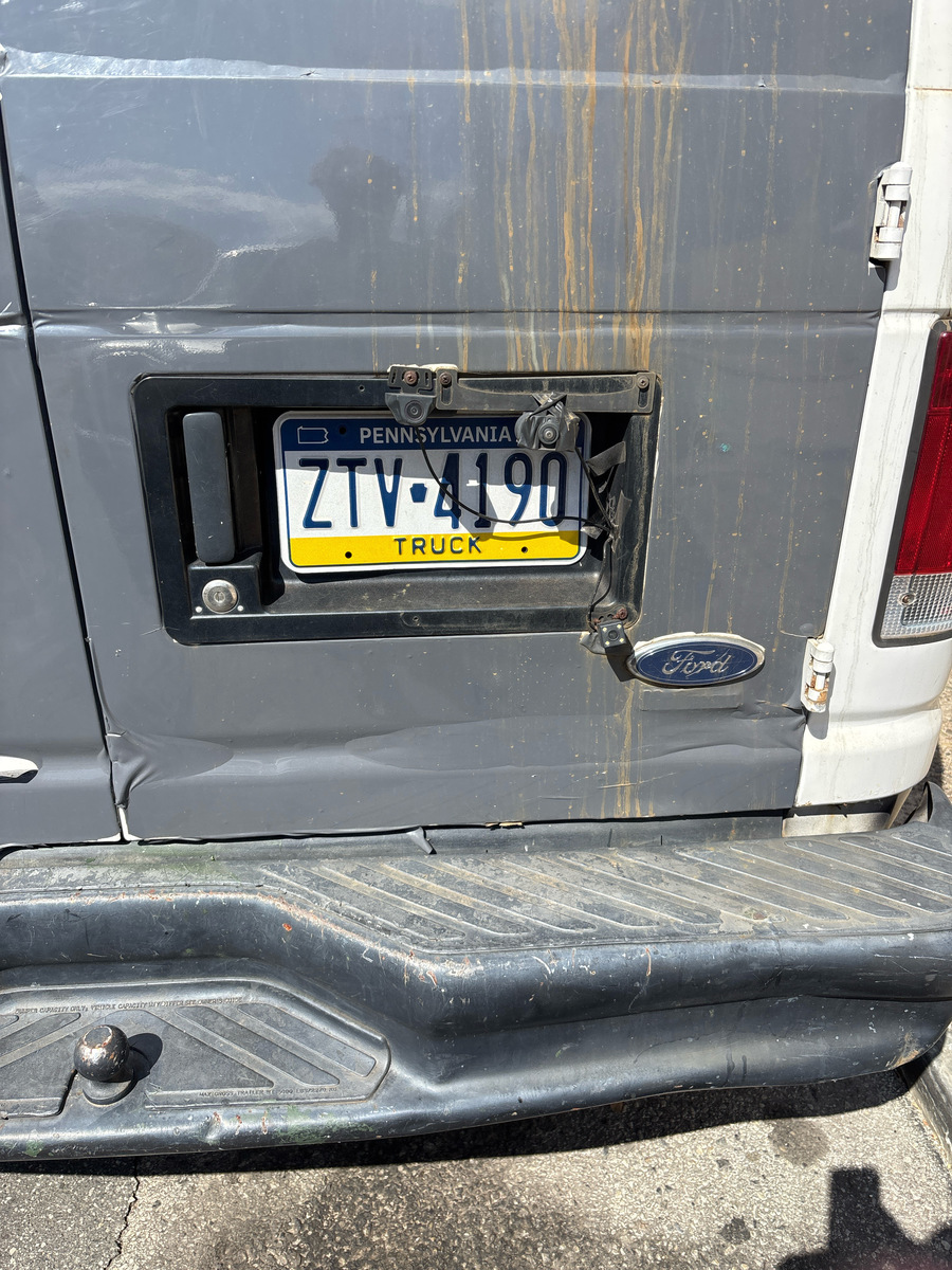 Photographic documentation of the work as submitted to the city's 311 record.