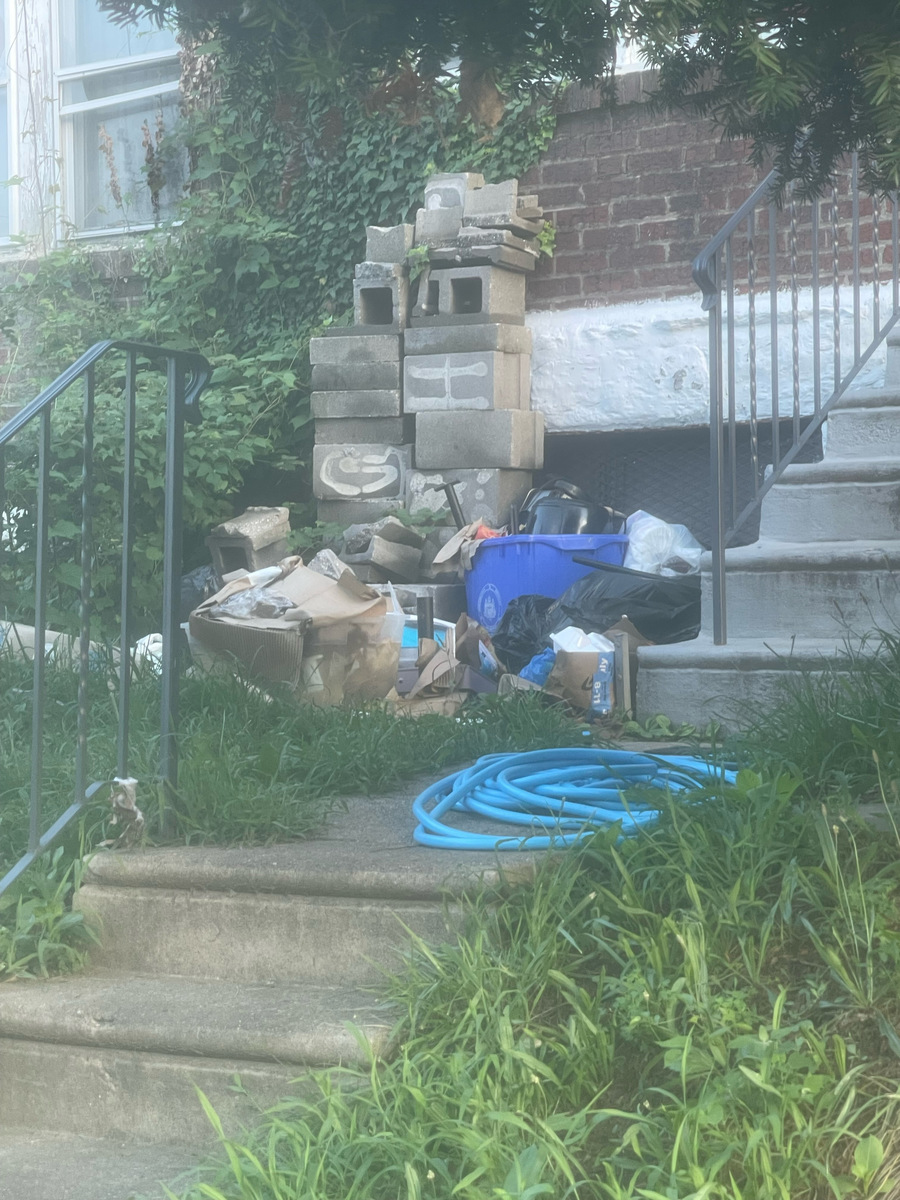 Photographic documentation of the work as submitted to the city's 311 record.