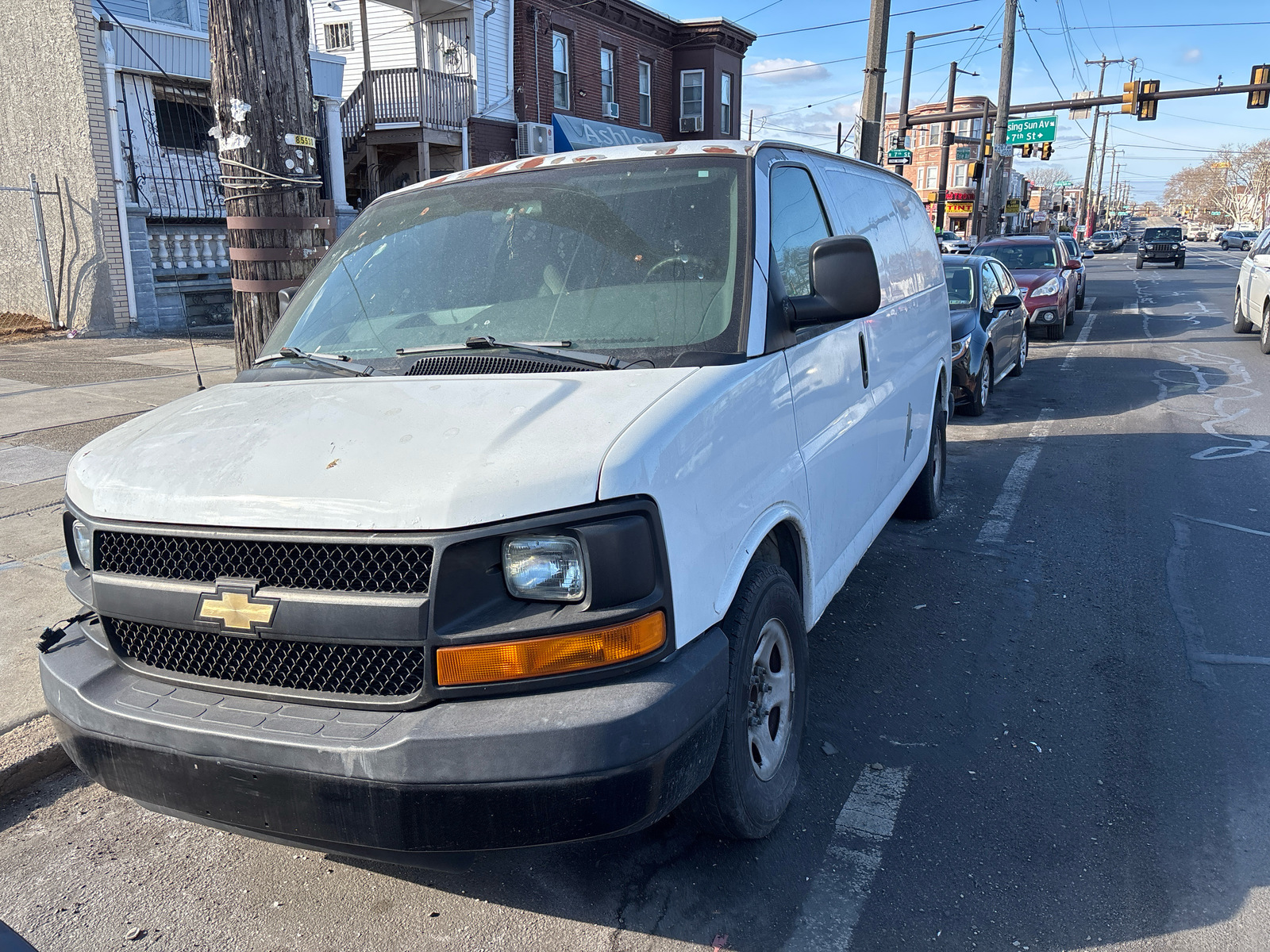 Photographic documentation of the work as submitted to the city's 311 record.