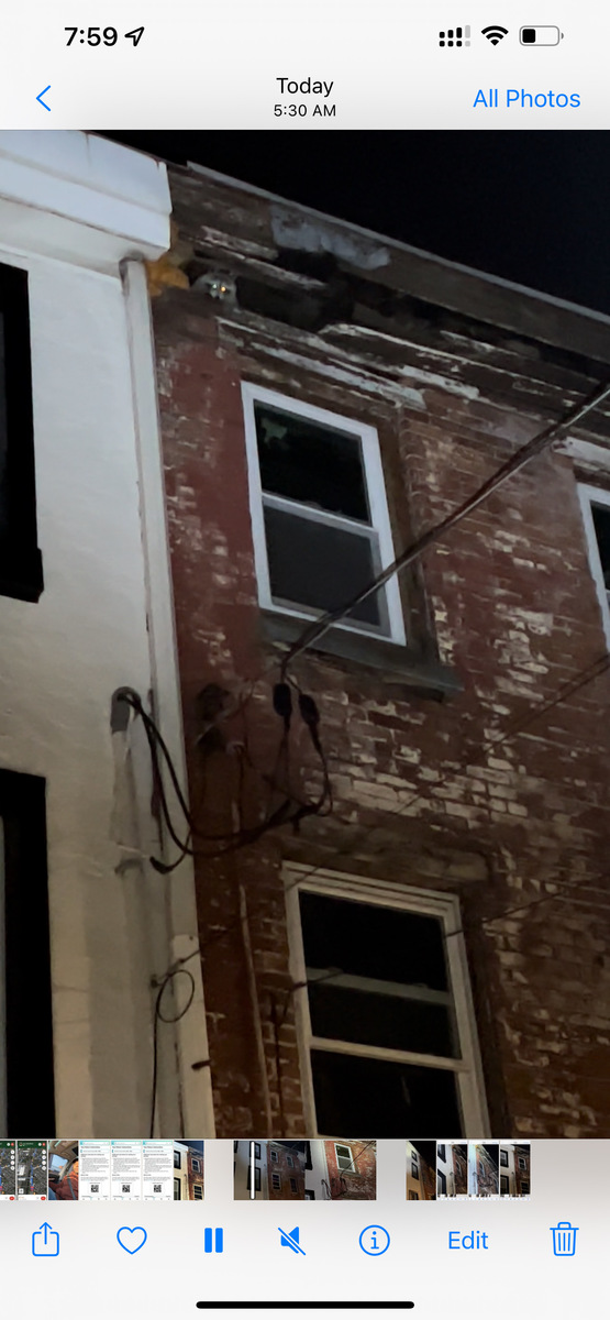 Photographic documentation of the work as submitted to the city's 311 record.