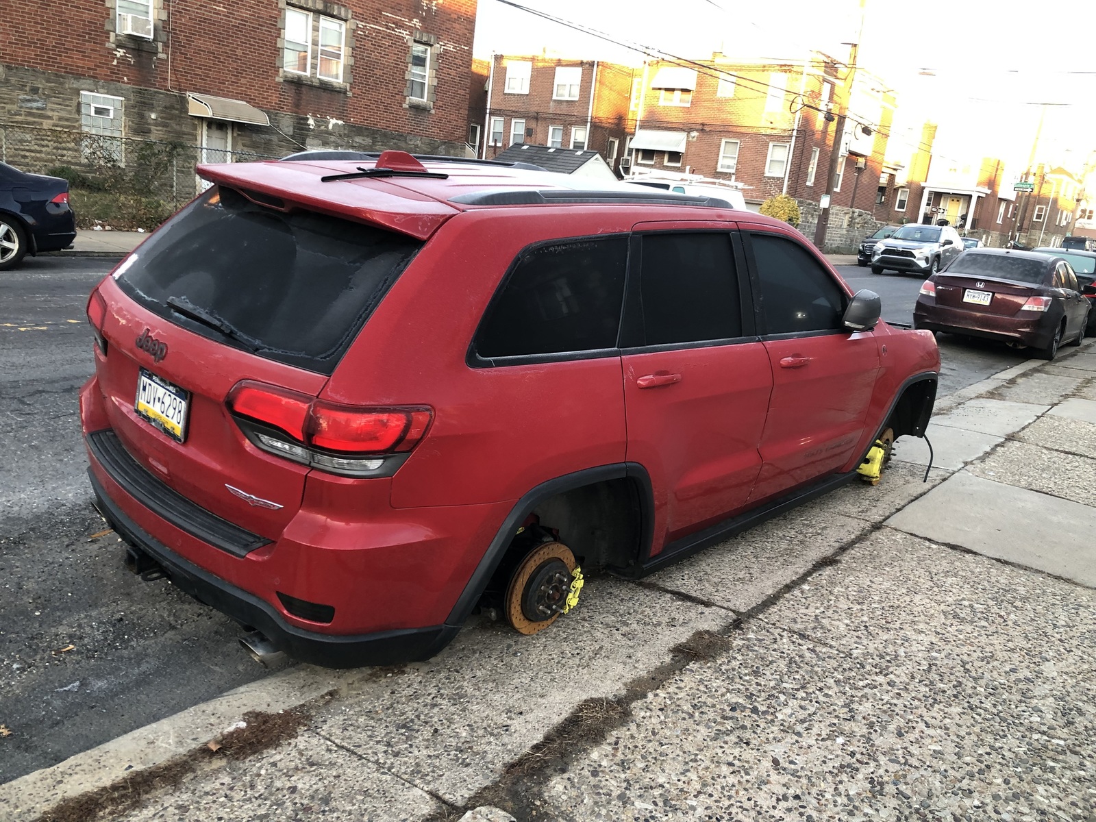 Photographic documentation of the work as submitted to the city's 311 record.