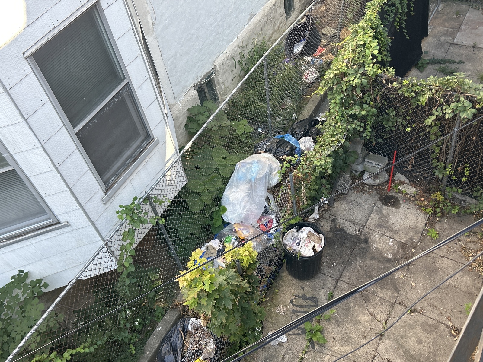 Photographic documentation of the work as submitted to the city's 311 record.