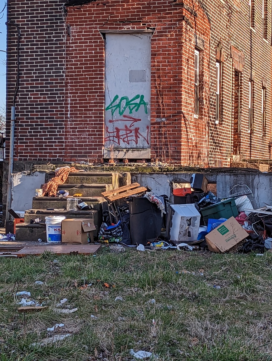 Photographic documentation of the work as submitted to the city's 311 record.