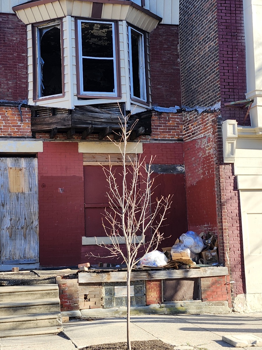 Photographic documentation of the work as submitted to the city's 311 record.