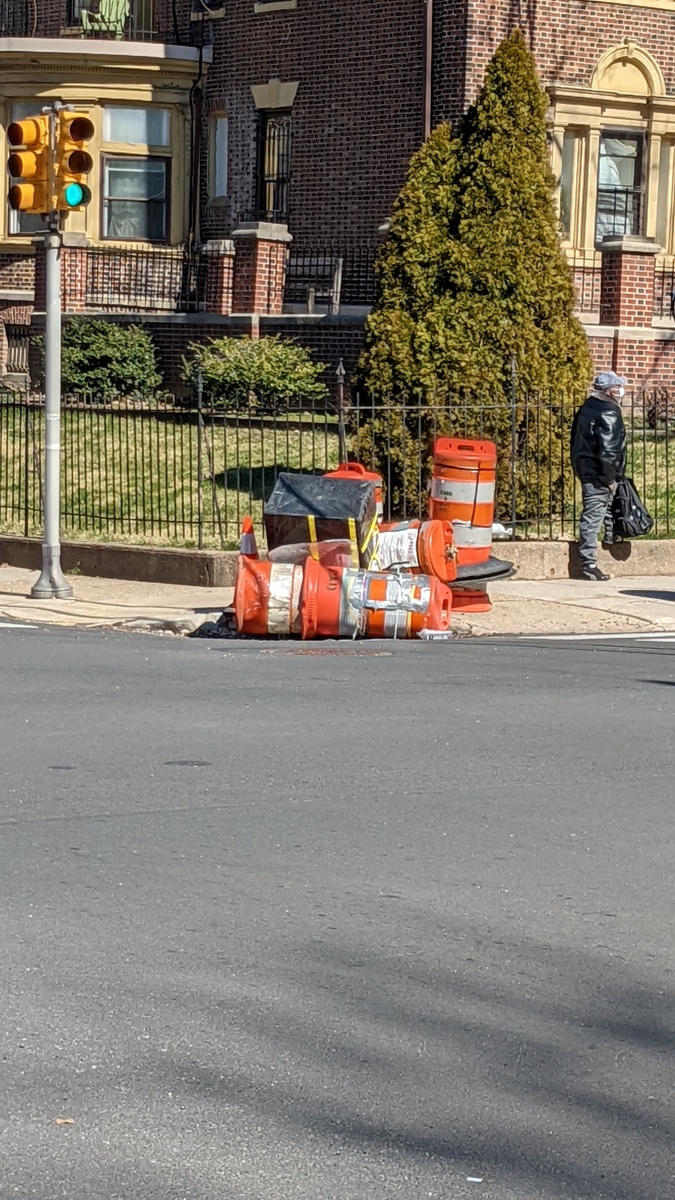 Photographic documentation of the work as submitted to the city's 311 record.