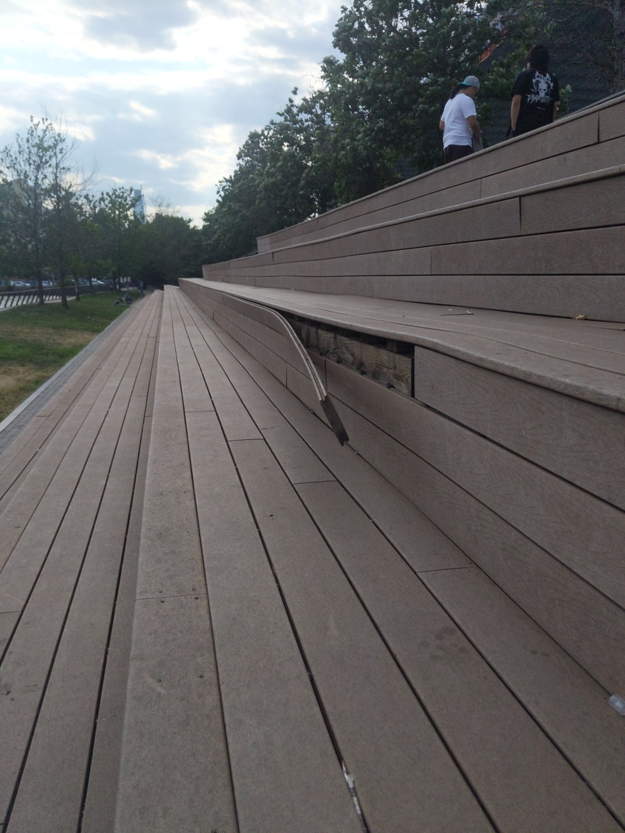 Photographic documentation of the work as submitted to the city's 311 record.