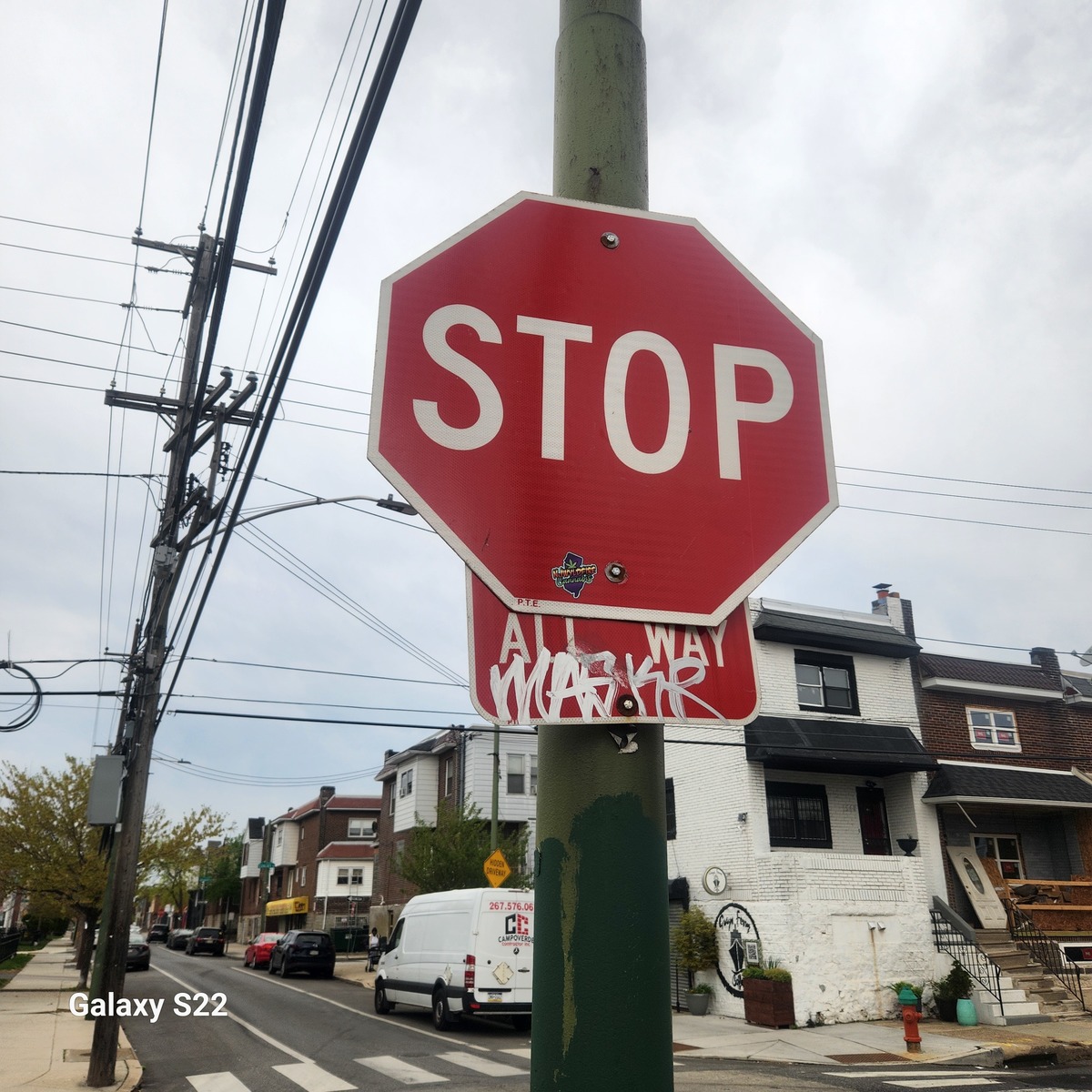 Photographic documentation of the work as submitted to the city's 311 record.