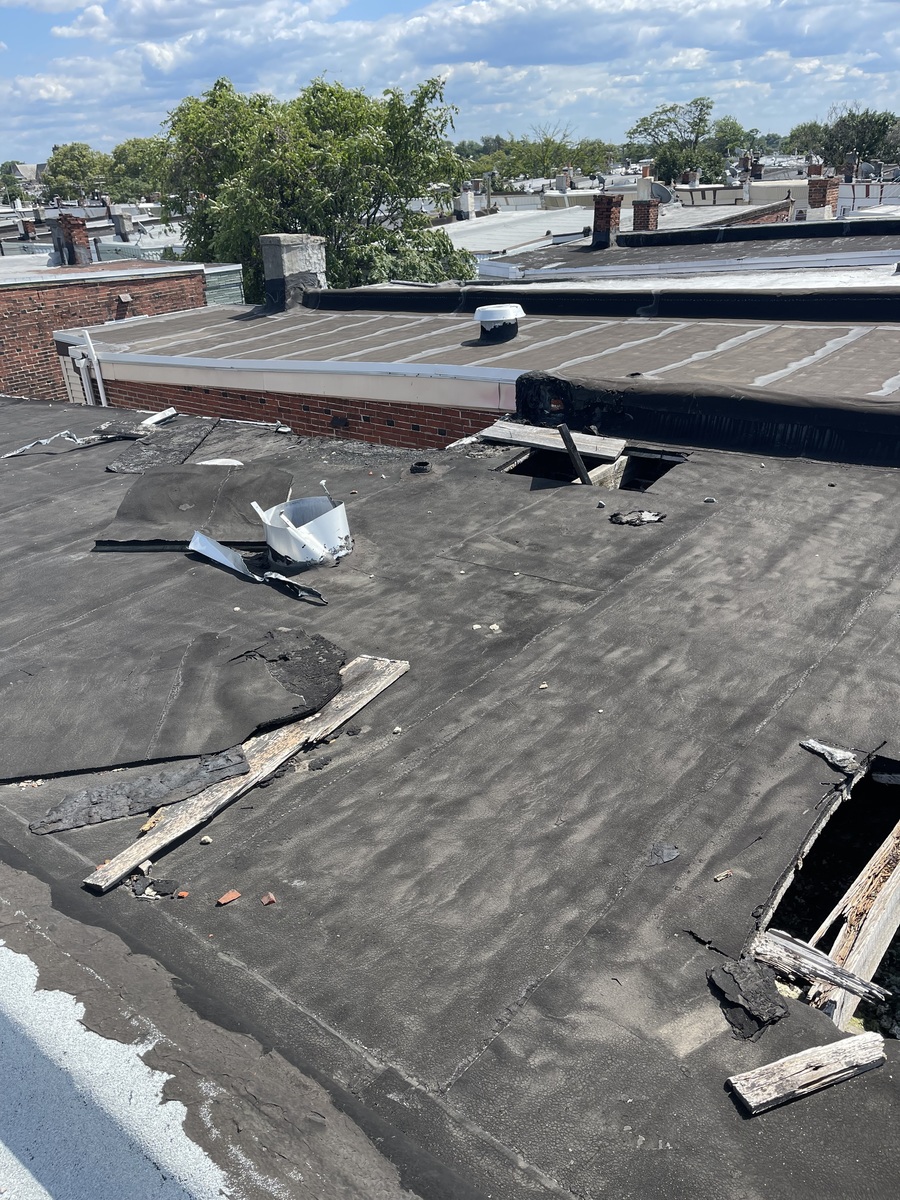 Photographic documentation of the work as submitted to the city's 311 record.