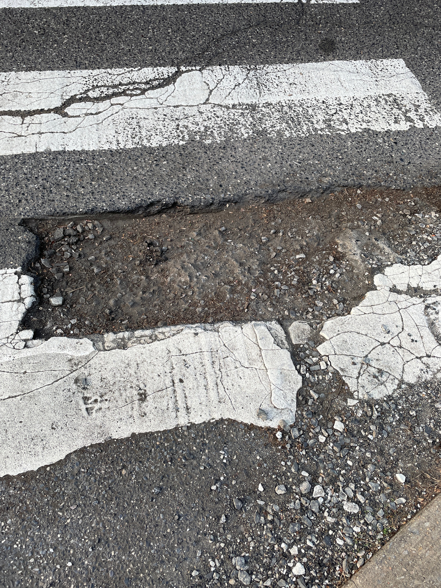 Photographic documentation of the work as submitted to the city's 311 record.