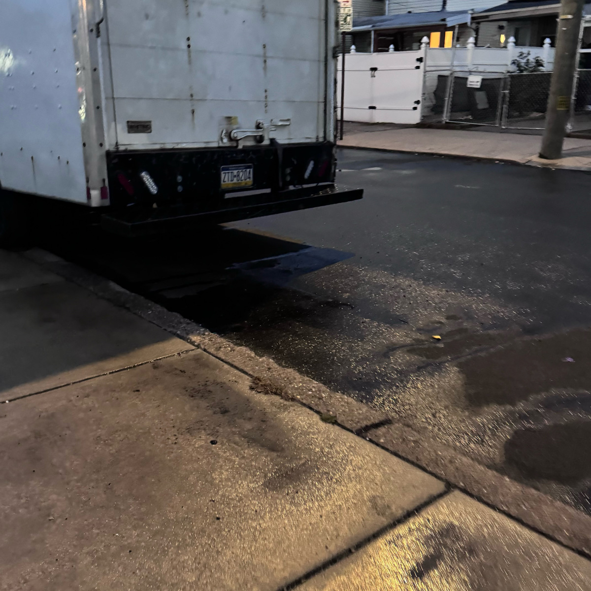 Photographic documentation of the work as submitted to the city's 311 record.
