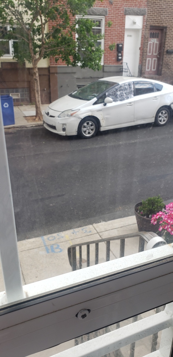 Photographic documentation of the work as submitted to the city's 311 record.