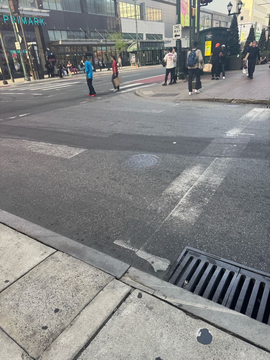 Photographic documentation of the work as submitted to the city's 311 record.