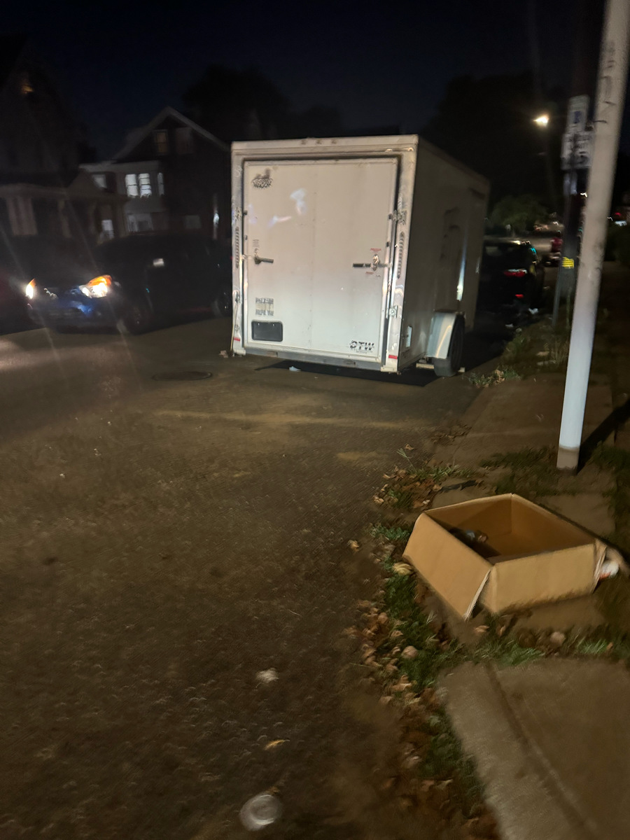Photographic documentation of the work as submitted to the city's 311 record.