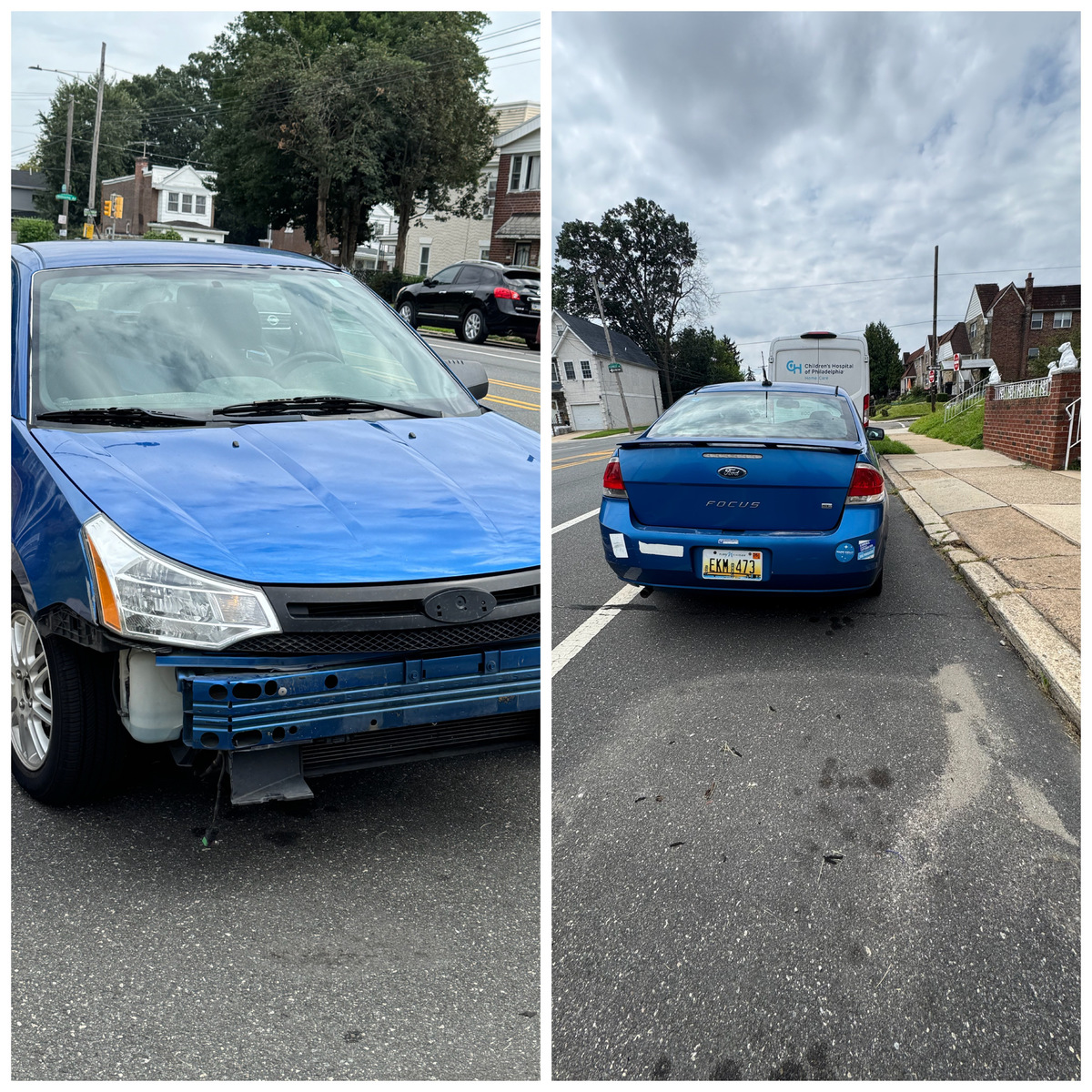 Photographic documentation of the work as submitted to the city's 311 record.
