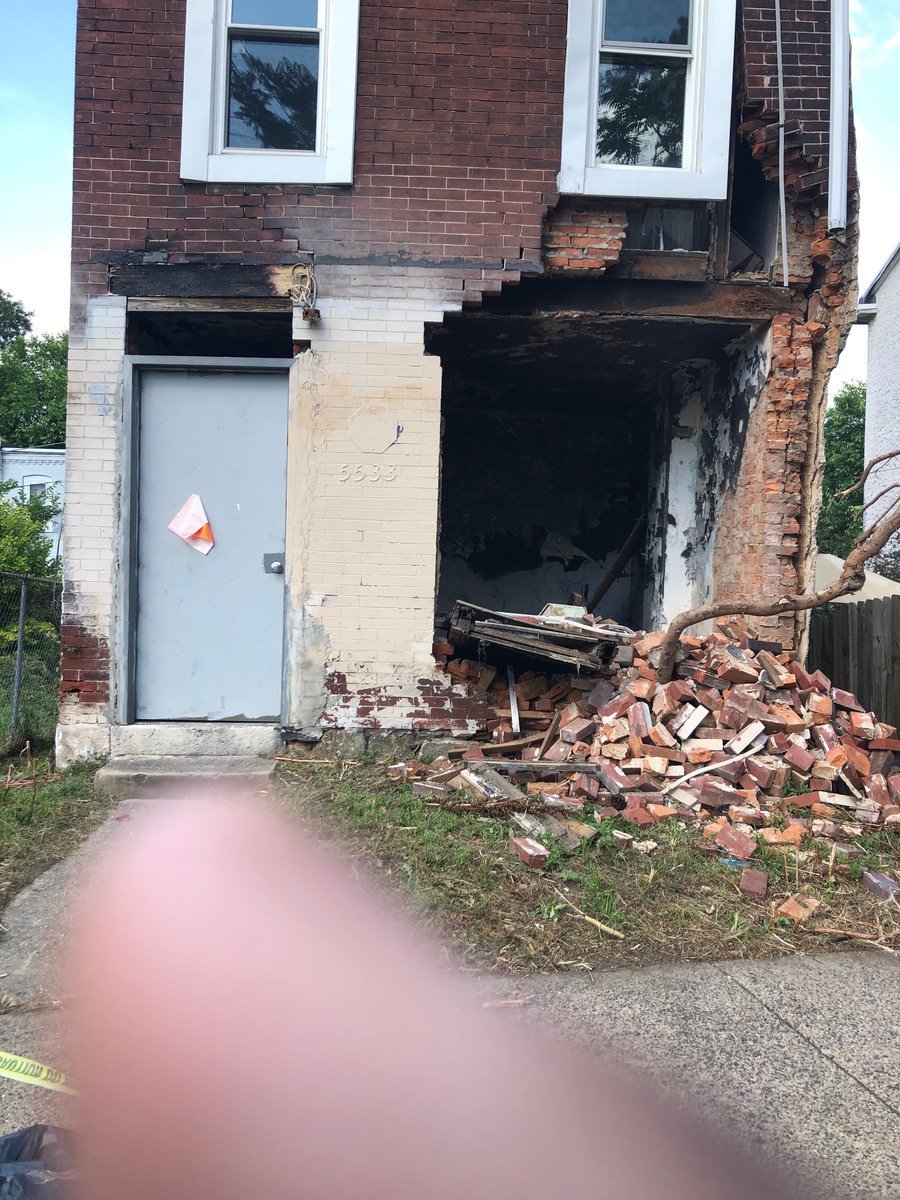 Photographic documentation of the work as submitted to the city's 311 record.
