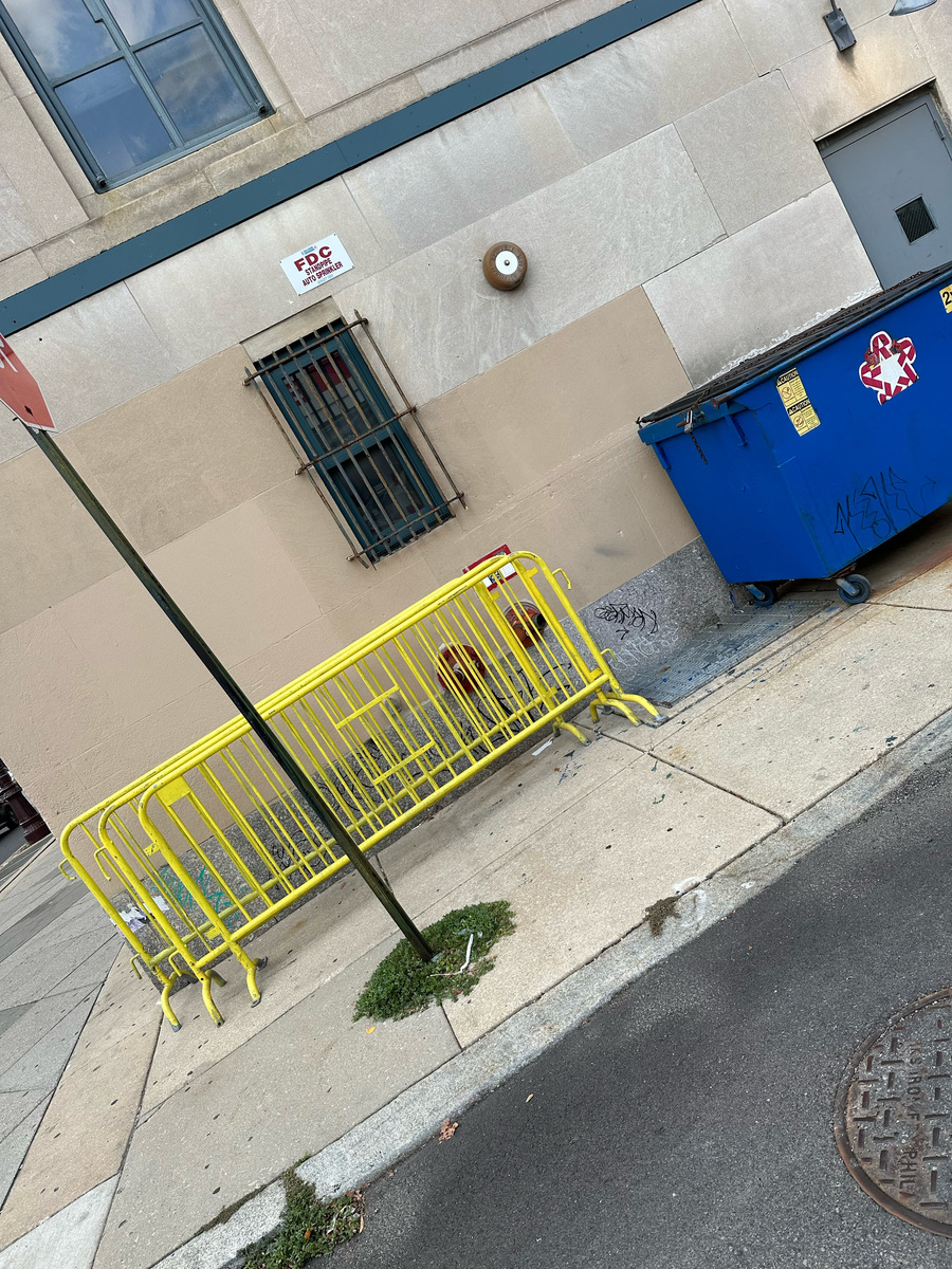 Photographic documentation of the work as submitted to the city's 311 record.