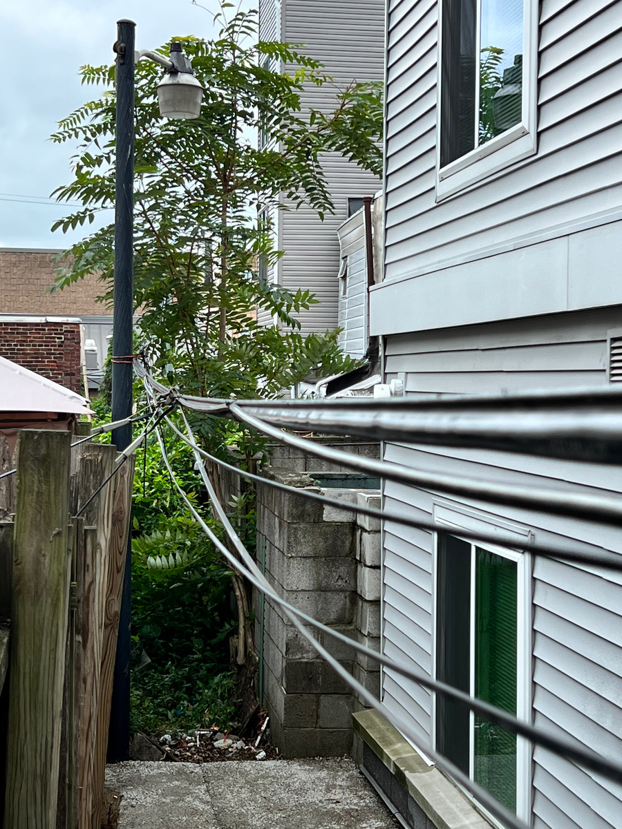 Photographic documentation of the work as submitted to the city's 311 record.
