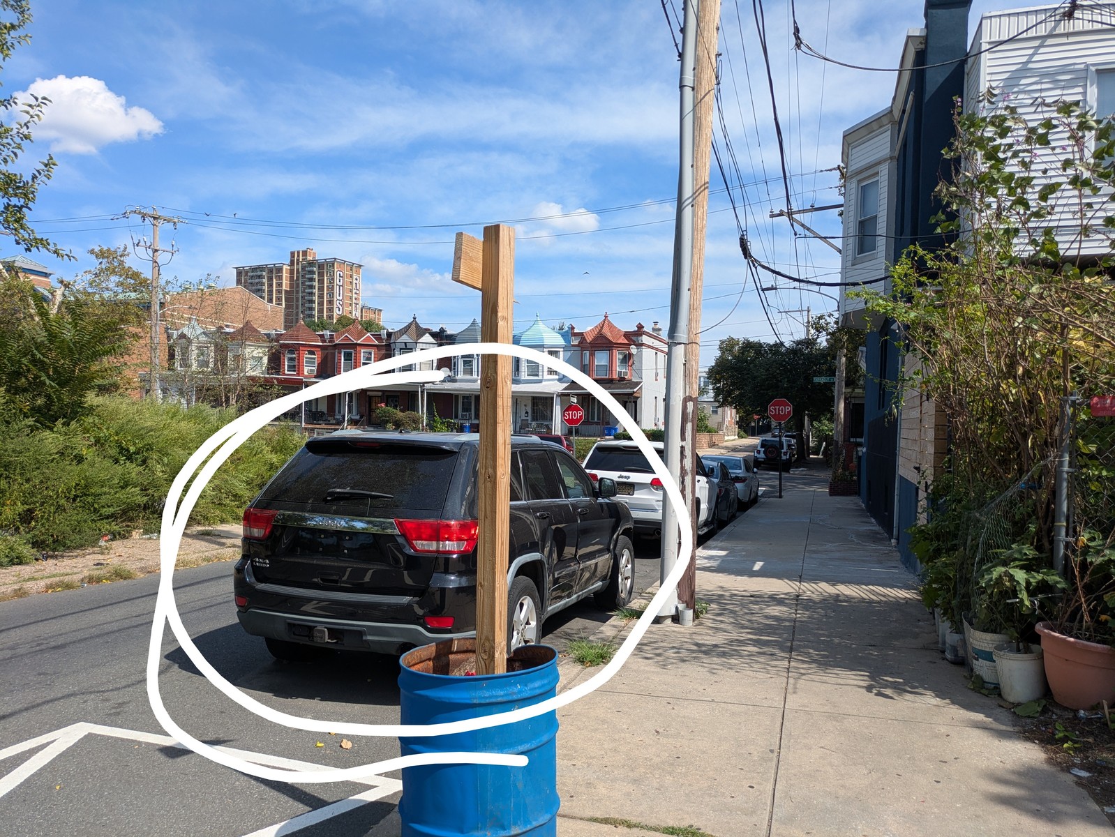 Photographic documentation of the work as submitted to the city's 311 record.