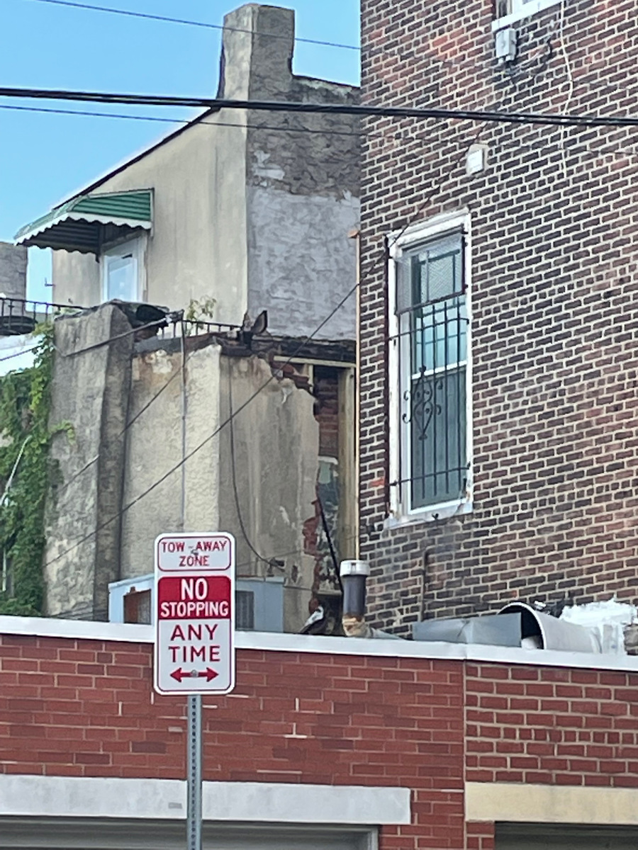 Photographic documentation of the work as submitted to the city's 311 record.