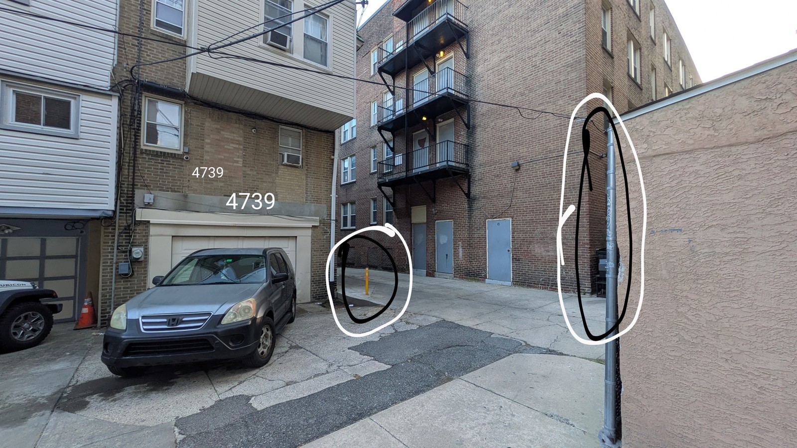 Photographic documentation of the work as submitted to the city's 311 record.