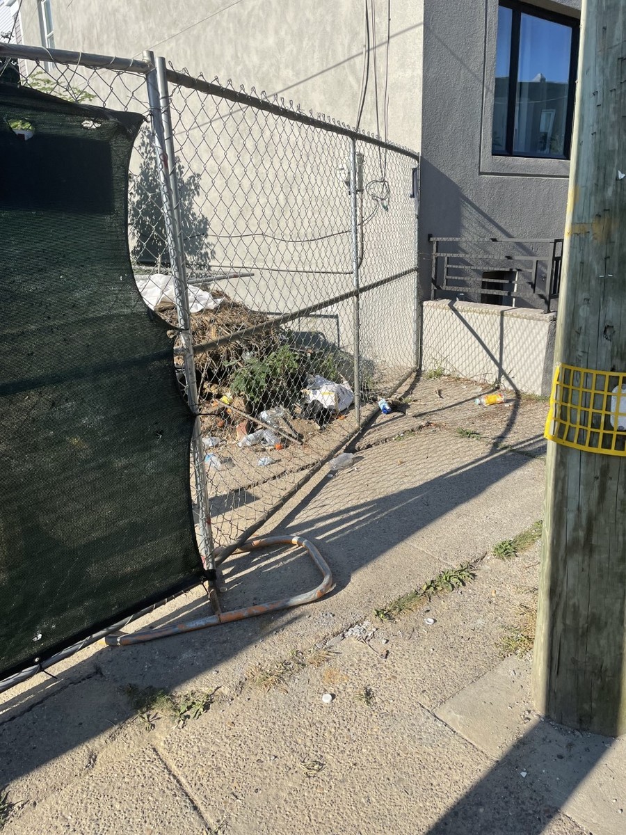 Photographic documentation of the work as submitted to the city's 311 record.