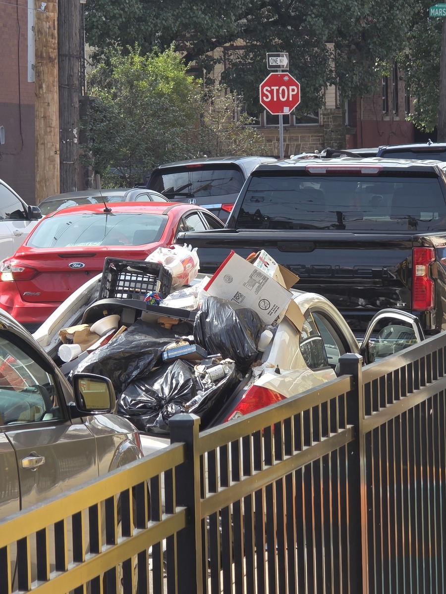 Photographic documentation of the work as submitted to the city's 311 record.
