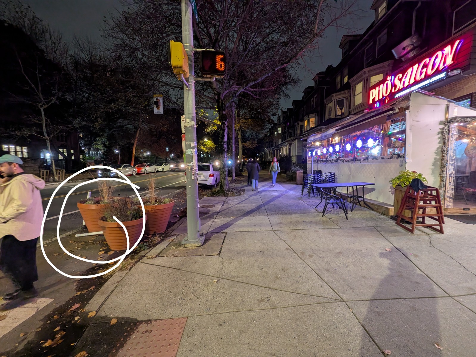 Photographic documentation of the work as submitted to the city's 311 record.