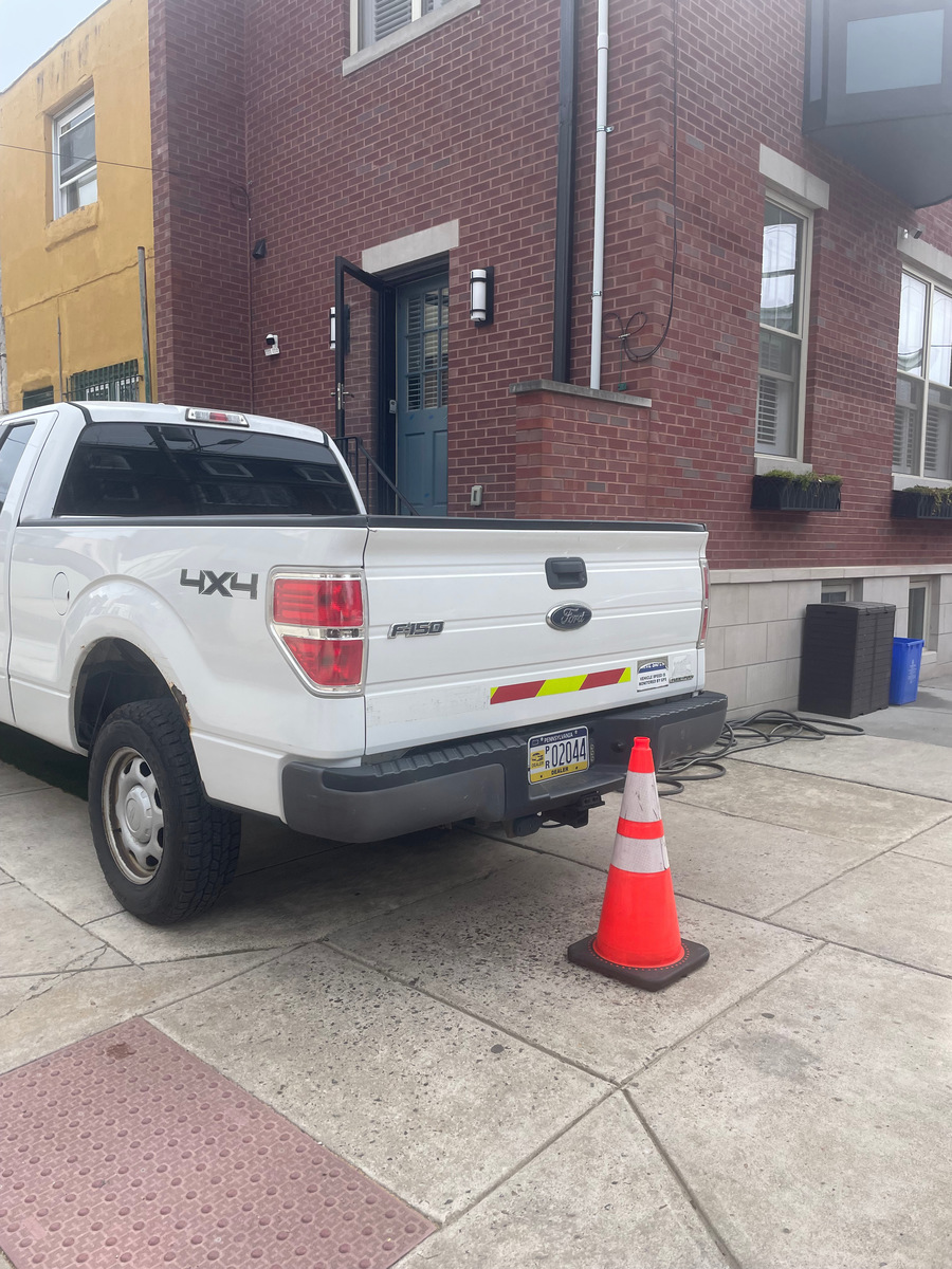 Photographic documentation of the work as submitted to the city's 311 record.